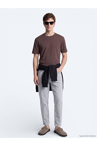 Kip Brown Plain T-Shirt