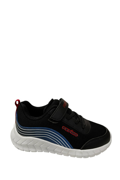 pepino Fy23-1423 Black Saks Red Pantofi sport pentru băieți Negri