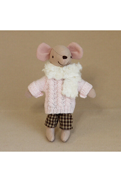 Choice1 Pink Miniature House Home Decoration Ornaments: H-15Cm Mouse