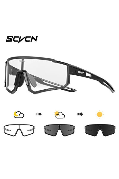 Choice نظارات ركوب الدراجات 01 SCVCN زرقاء متغيرة اللون، نظارات شمسية UV400 ل...