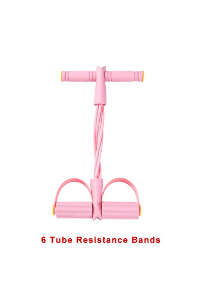 Choice C 6 Tube 4/6-Tube Tensioner Multi-Functional Household Fitness Yoga Ab...