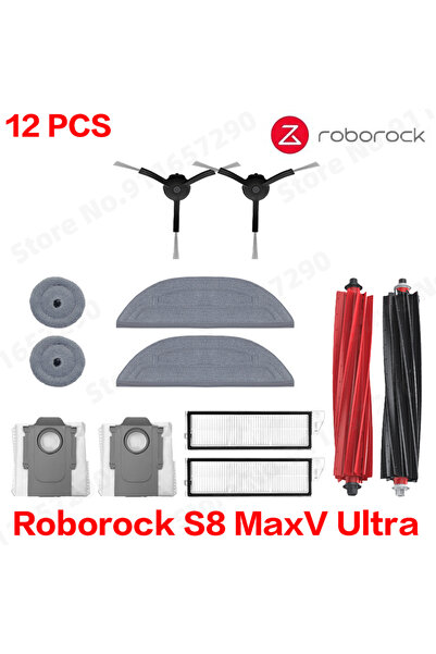 Choice18 roborock Set 7 Roborock S8 MaxV Ultra Robot Vacuum Cleaner Accessori...