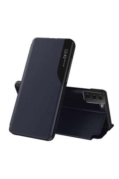 Samsung Husa pentru Galaxy S21 FE 5G G990, Techsuit, eFold, Albastra