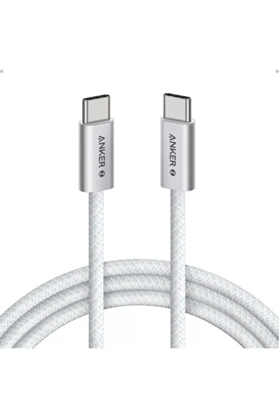 Anker Cablu Date si Incarcare USB-C - USB-C Zolo, 240W, 1.8m, Alb A8060H22
