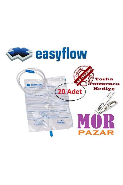 Easyflow Musluklu Steril Idrar Torbası 2000 Ml ( 20'li Paket )