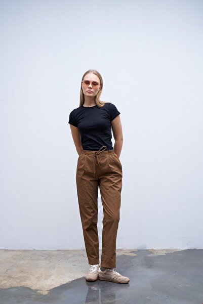 QANU Parachute Pants Brown