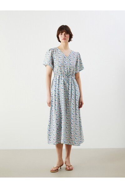 LC Waikiki Original V-Neck Floral Dress