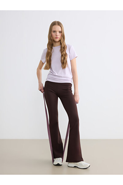 LC Waikiki Pantaloni de damă NEVAVM cu talie înaltă și croială evazată