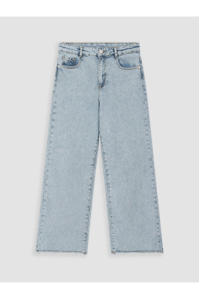 LC Waikiki Nevavm Wideleg Girl's Jean Pants with a Difference