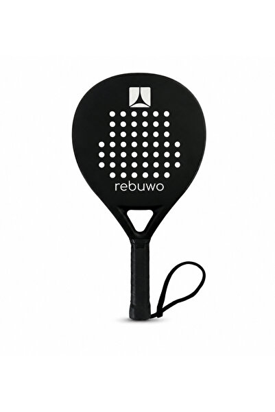 Rebuwo White Edition Karbon Fiber Round Padel Raketi 4013