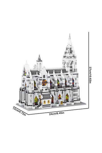 Choice L 3598pcs Notre-Dame De Paris Cologne Cathedral Building Blocks Set Ar...