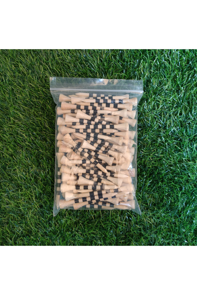 Choice 70mm 100 pcs Yellow 100pcs/bag Professional Bamboo Golf Tee, the Stren...