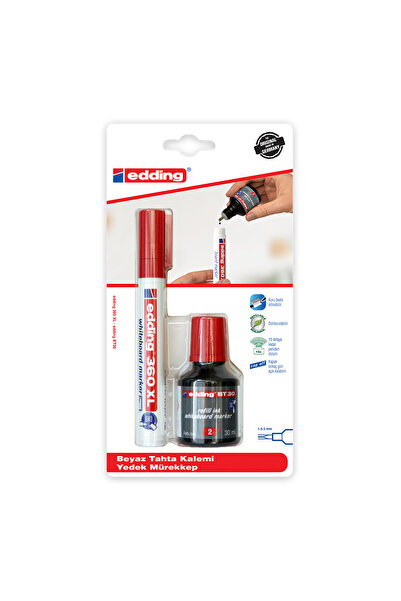 Edding 360XL/BT30 COMBO DOLDURULABİLİR TAHTA KALEMİ