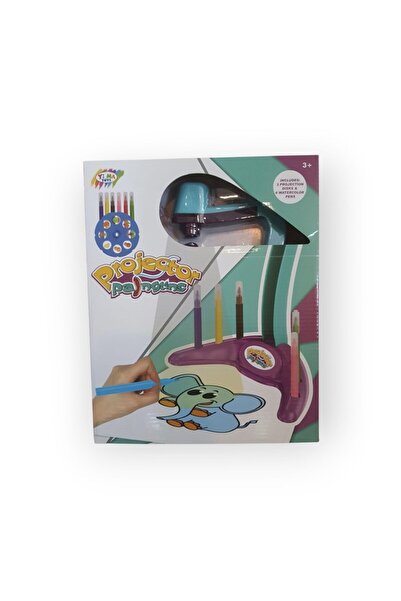 KIZILKAYA Educational Set with Projector and Pen Drawing and Painting Set wit...