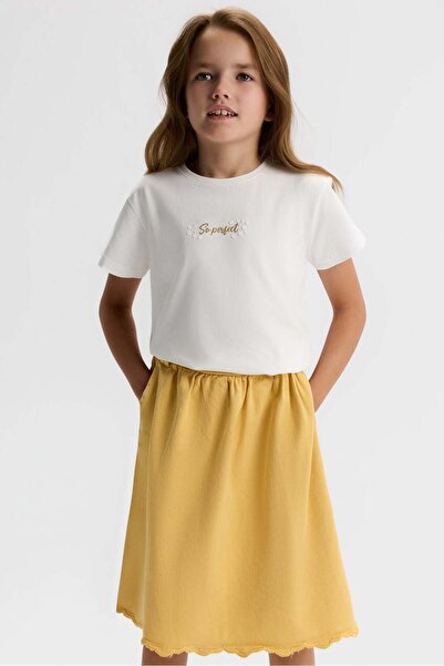 nk kids تي شيرت Nk Girl's Perfect Print بأكمام قصيرة للأعمار من 8 إلى 14 سنة ...