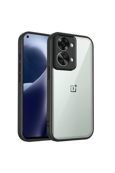 choice2 OnePlus Nord 2T Pc + tpu Black Nord 2T CPH2399 Case Shockproof Silico...