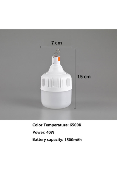 Choice 40W Rechargeable USB LED Camping Light Camp Rechargeable Emergency LED...