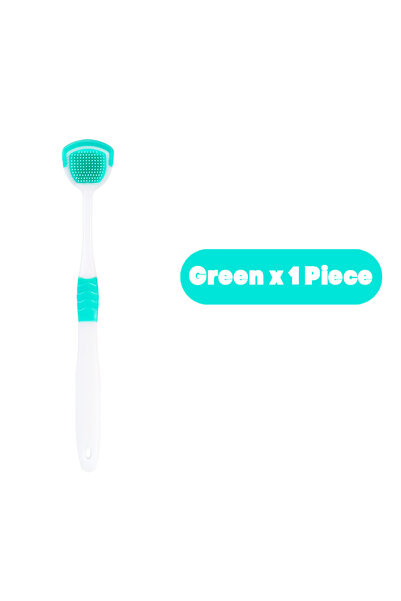 Choice3 Green 1Piece Vaclav 1Pc/4Pcs/8Pcs Silicone Tongue Scraper For Oral Hy...