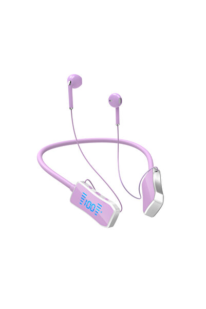 Choice1 purple TWS Wireless Headphone Bluetooth Earphones Magnetic Neckband S...