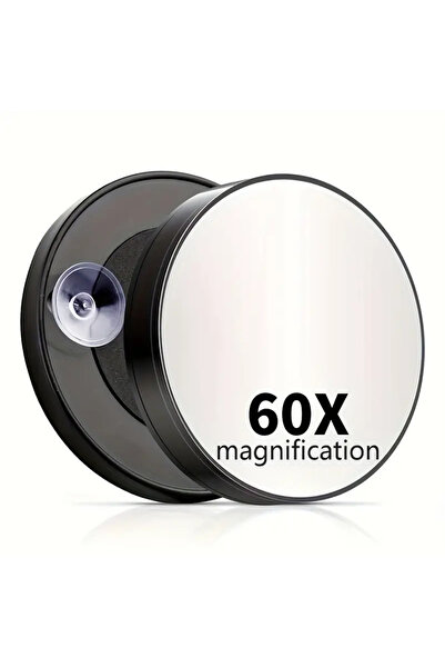 Choice 60X 60x Magnification Makeup Mirror with Suction Cup Base - Hand Size,...