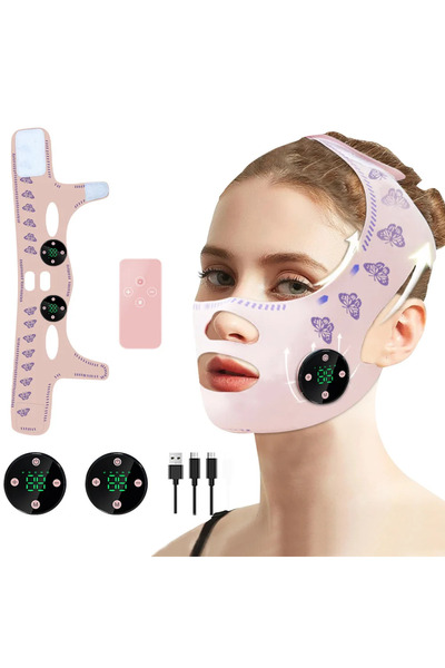 Choice 5 mode Thin Mask EMS Head Massage Face Relaxation USB Charging Facial ...