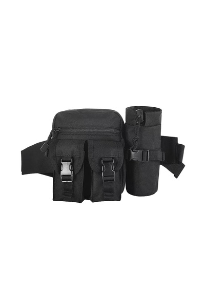 Choice Black Multi-sport water bottle waist bag is detachable and suitable fo...