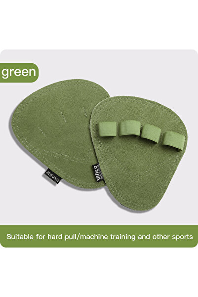 Choice3 A0140-GN Leather Weight Lifting Training Gloves Palm Protection Women...