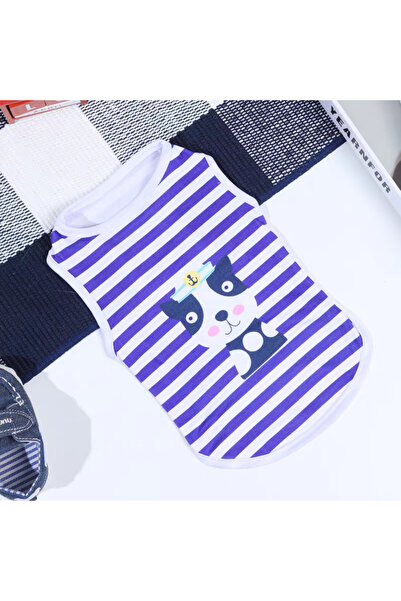 Choice11 XL Blue Cute Summer Pet Dog Cooling Vest Cartoon Soft Clothing Summe...