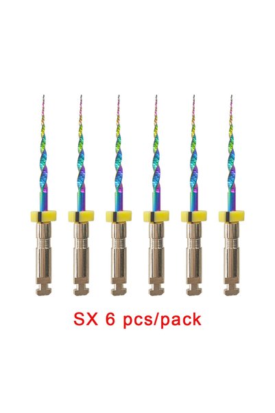 Choice8 مجموعة SX Rainbow Series، 6 قطع/علبة، مبارد SX-F3 زرقاء، مبارد قناة ا...
