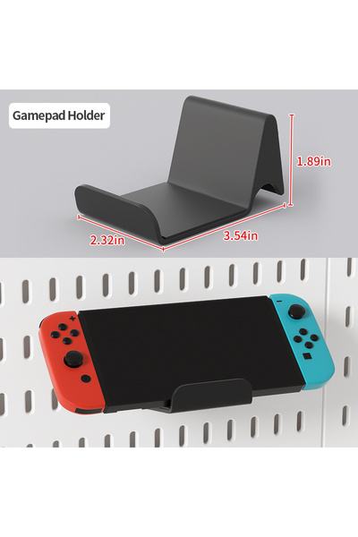 Choice B Gamepad Holder Standing Office Pegboard Storage. No - Drill, Clip - ...