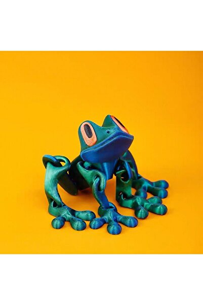 Choice D 3D Printing Simulation Tree Frog Movable Frog Ornaments Kitchen Home...