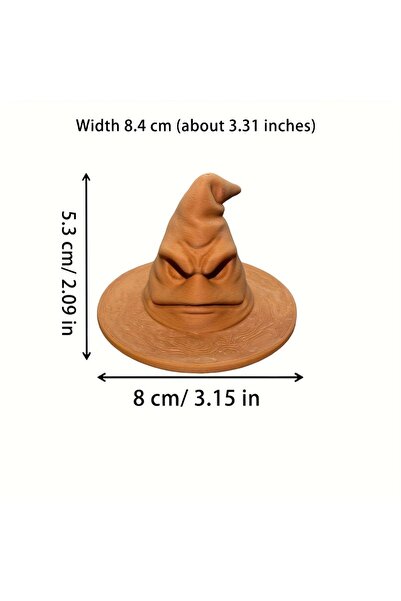 Choice Chocolate Creative Face Hat Micro Scene Sculpture Ornament, European V...