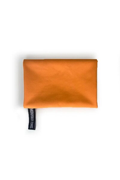 Choice 1pc 40x80cm Orange Ultra-Absorbent Microfiber Towel for Sports & Outdo...