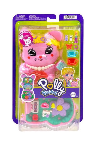 Polly Pocket ™   Set de joacă mini pentru petrecerea ceaiului iepurelui