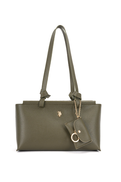 U.S. Polo Assn. حقيبة كتف نسائية من ك.هاكي طراز US26547