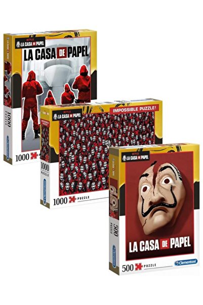 Clementoni Puzzle Clementoni La Casa De Papel 3-Piece Puzzle Set