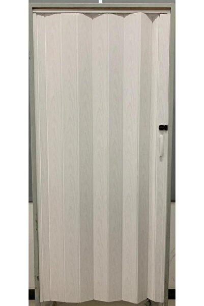 DEKORAKS Akordeon Kapı Kibar Modeli, Akağaç Ahşap Desenli, 84x216cm