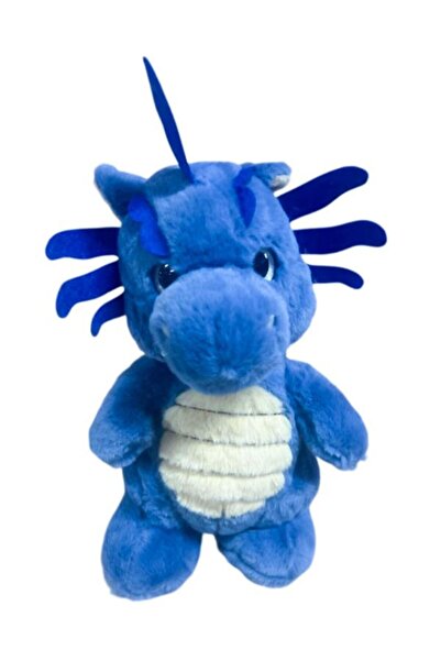 SELAY TOYS ديناصور أزرق داكن من القطيفة 25 سم 4437