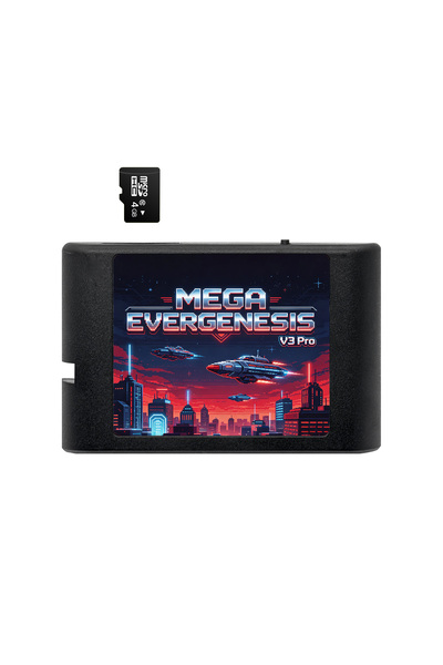choice2 خرطوشة فلاش Black Mega EverDrive V3 Pro تحتوي على 3000 لعبة لجهاز سيج...