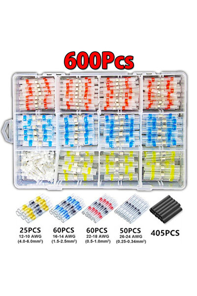 Choice1 600pcs b 800pcs Solder Seal Wire Connectors Heat Shrink Insulated Ele...
