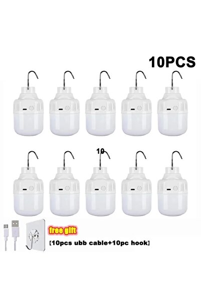 Choice 80wa-10pcs 1-10pcs USB Rechargeable LED Lamp Bulbs High Brightness Out...