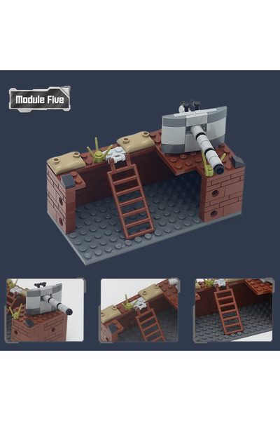 Choice STR-5 MOC Trench Building Blocks Base Blocks Toy Set Compatible Bricks...
