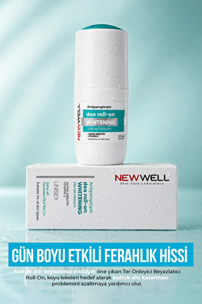 New Well Ter Önleyici Beyazlatıcı Roll-on 50 ml