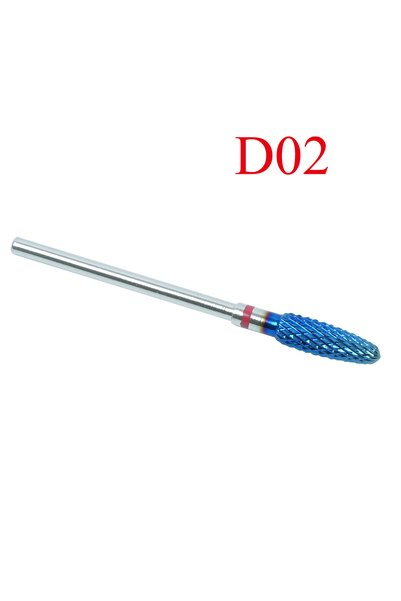 Choice35 D02 Dental Tungsten Carbide Nail Drill Bits Machine Cutter File Mani...