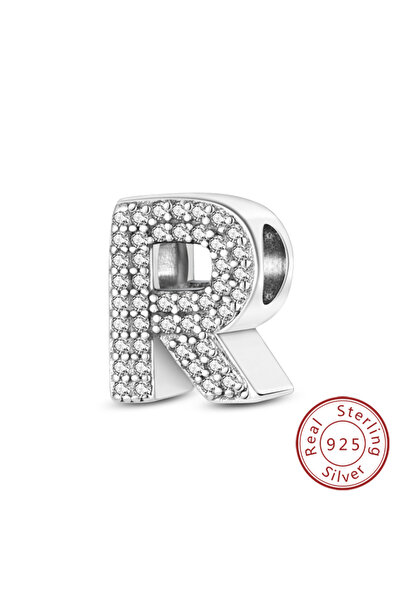 Choice10 KTC165-R Charms Fit Original Bracelet A-Z Alphabet Charms Beads 925 ...