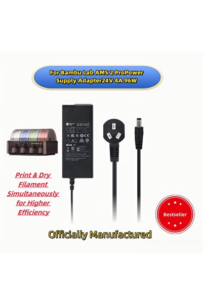 Choice1 Bambu Lab Official AMS 2 Pro Power Supply Adapter for Automatic Feedi...