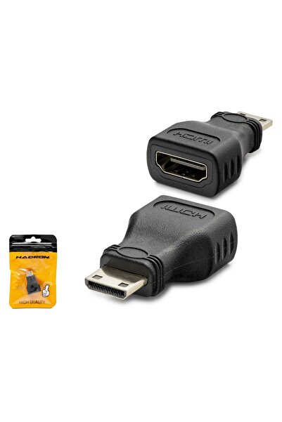 HADRON Hdx1268 Mini HDMI to HDMI Adapter 1080P Black
