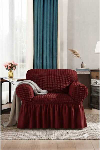 Uy Style Bürümcük Armchair Cover, Armchair Cover for Single Person