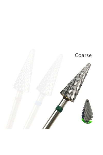 Choice C HYTOOS Cone Shape Nail Drill Bit Carbide Milling Cutter For Manicure...