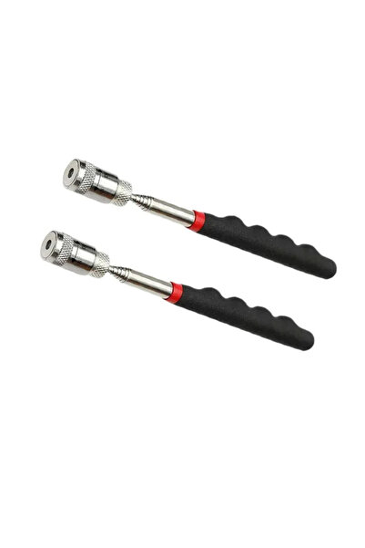 Choice 2pcs Telescopic Magnetic Iron Suction Rod with LED Light Metal Pick-up...